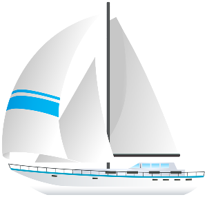 a sailing yacht 